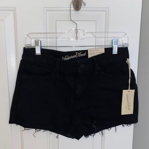 High waisted black shorts. Never worn